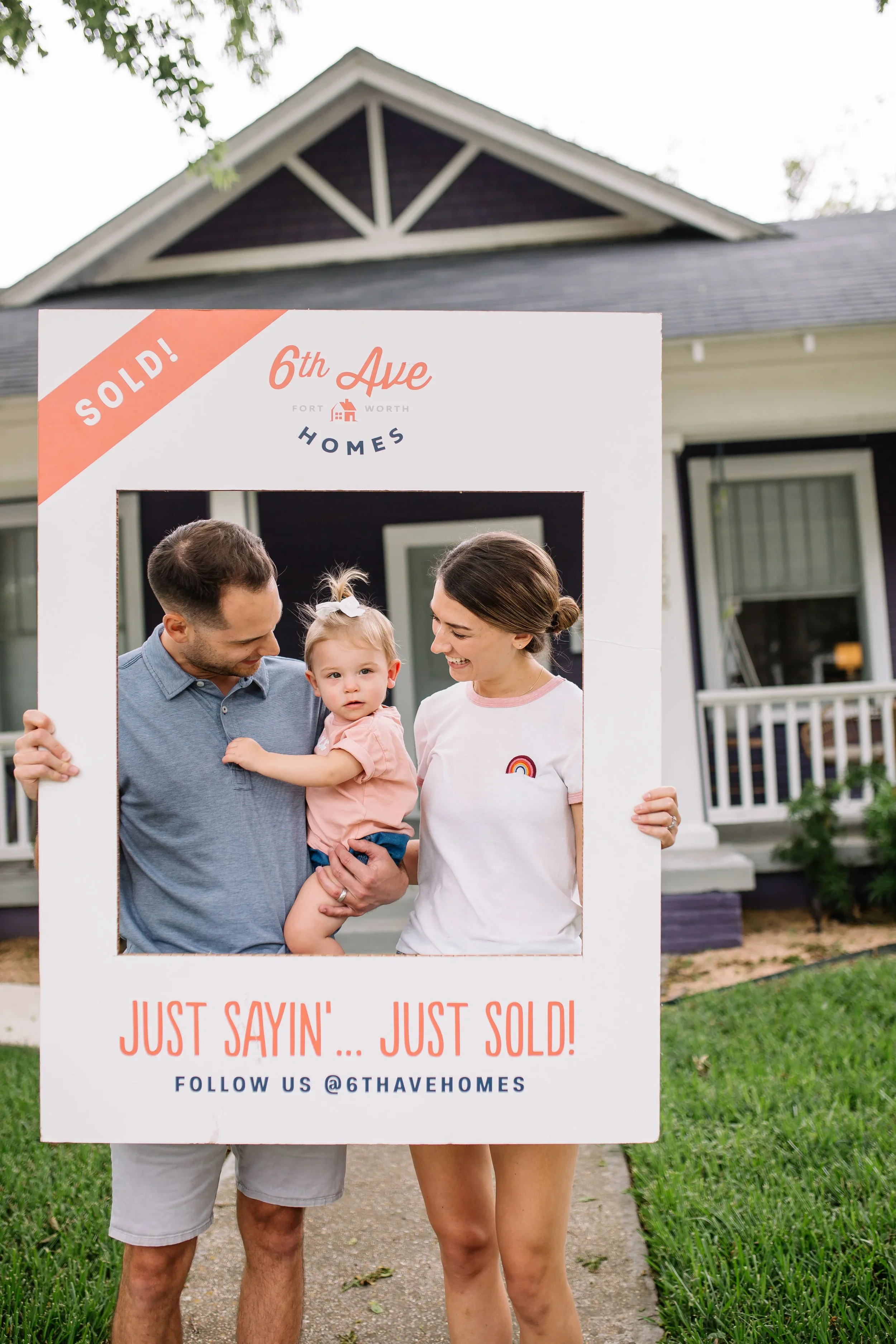 Fort Worth homeowners with their completed home addition